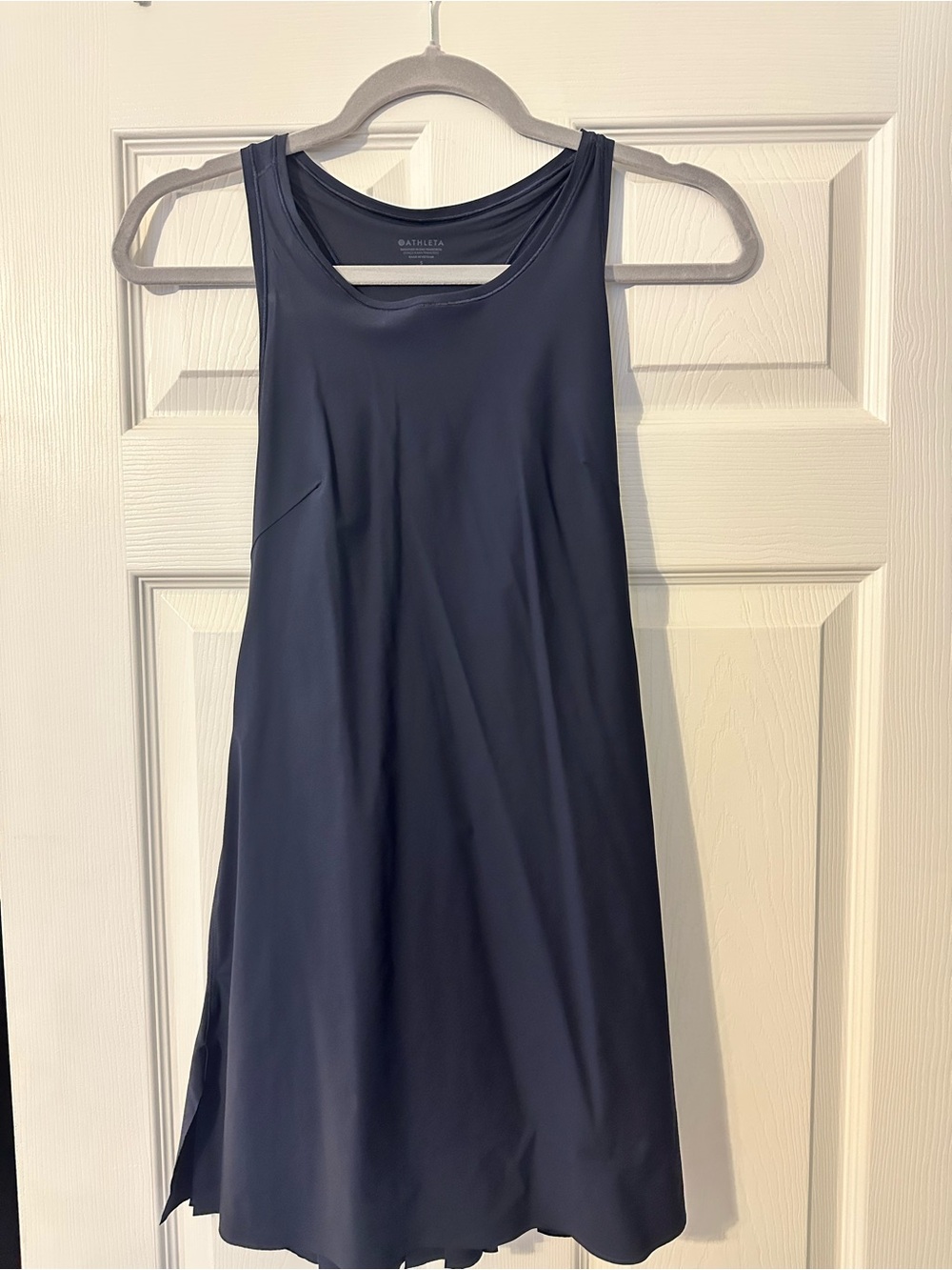Athleta Navy Sleeveless Performance Tank Dress